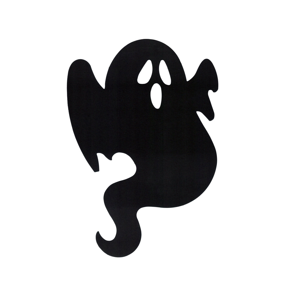 Paper Ghost Cutouts Decoration, Black, 12 Pieces, Halloween by Way To Celebrate