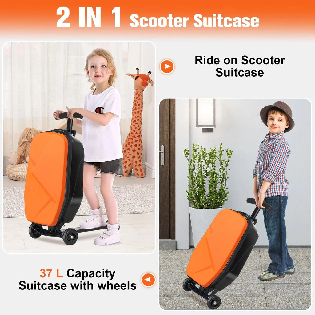Advwin Scooter Luggage, 37 L, Pink