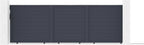 Casanoov Aluminium Folding Driveway Gate 4m x 160cm Grey - KIT-000024