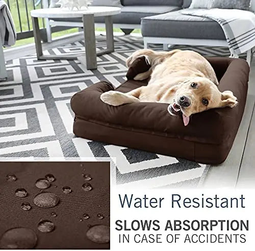 PetFusion Ultimate Orthopedic Dog Bed - Large, 50 x 40 x 13 in, 6-inch CertiPUR-US Memory Foam
