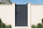 Casanoov Aluminium Folding Driveway Gate 4m x 160cm Grey - KIT-000024