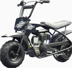 MotoTec 105CC 3.5HP Mini Bike, Black, Alloy Steel, 23mph - KN110-A
