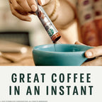 Starbucks VIA Instant Decaf Italian Roast Coffee Dark Roast 100% Arabica 50 Packets
