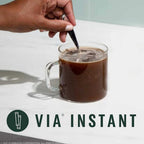 Starbucks VIA Instant Decaf Italian Roast Coffee Dark Roast 100% Arabica 50 Packets